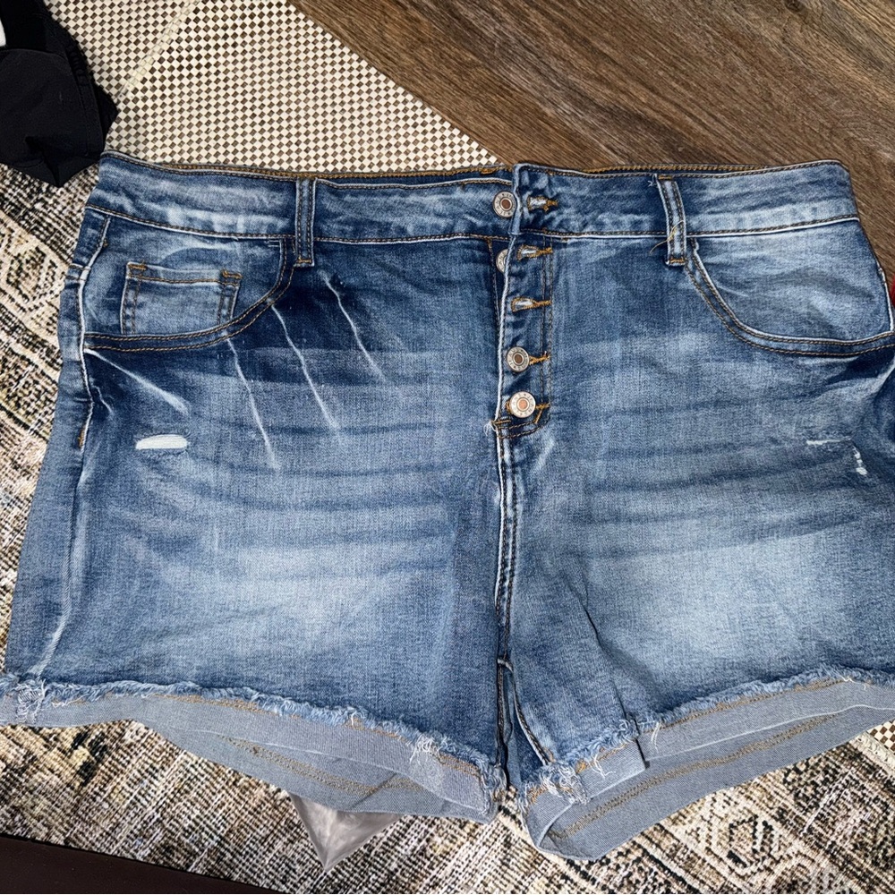 Denim Blue Women's Shorts